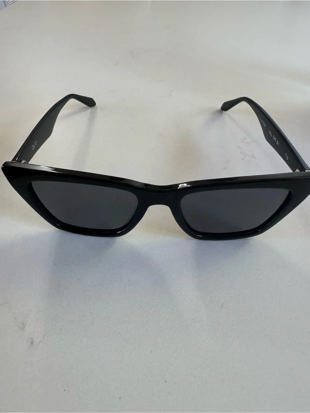 Quay Australia Black Cat Eye Sunglasses